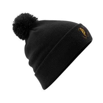 Peel Park Staff - Original Pom Pom Beanie : Black